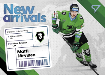 Matti Jarvinen Mlada Boleslav Tipsport ELH 2023/24 SportZoo 1. serie New Arrival #NA-14
